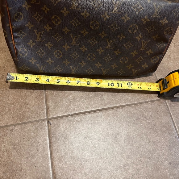 916297M Louis Vuitton Satchel Bag Speedy 35 Brown Monogram - Picture 11 of 12